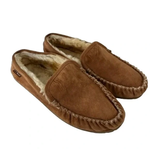 L.L. Bean | Shoes | Ll Bean Mens Slippers Brown Suede  display picture 3